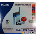 Wireless adsl router kit d - link