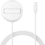 Wireless charging station (15 w, qi2 certified and magsafe compatible, for all models of iphone 16, 15, ...