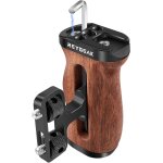 Wooden mini poigne latrale (vis 1 / 4  - 20) pour cage d'appareil photo, avec cl intgre pour montage ...