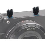 Wqs - bonnette en fourrure  microphone interne de la camra, bonnet anti vent pour sony rx1 rx10 rx100 ...