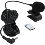 Wqs - micro jack externe portable stro avec prise jack 3, 5mm, cble 3m mini coude microphone cravate ...