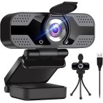 Wqs - webcam full hd 1080p avec deux microphones, upgraded autofocus, 30fps, avec rduction du bruit, ...
