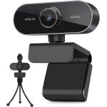 Wqs - webcam avec microphone et trépied pour pc, ordinateur portable de bureau, webcam usb plug and play ... Wqs - webcam avec microphone et trépied pour pc, ordinateur portable de bureau, webcam usb plug and play ...