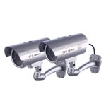 X camera dummy outdoor dummy camera for indoor or outdoor use with flashing led ball shape ?argent? X camera dummy outdoor dummy camera for indoor or outdoor use with flashing led ball shape ?argent?