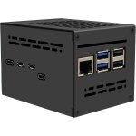 X1200 - c1 boîtier en métal pour raspberry pi 5 et x1200 ups shield X1200 - c1 boîtier en métal pour raspberry pi 5 et x1200 ups shield