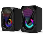 X2 ordinateur sries avec caisson de basses pour pc de bureau ordinateur portable led ing systme domestique ...
