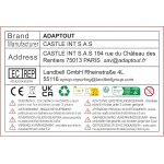 X5 adaptateur t 3 prise femelle tv type f rf coaxial doubleur splitter y diviseur connecteur a vis satellite ...