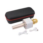 Xcsource q7 microphone sans fil de poche portable karaoke microphone � condensateur avec haut - parleur ...