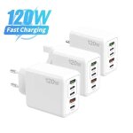 Pour xiaomi pd 120w chargeur rapide multi ports usb c chargeur charge rapide 3. 0 adaptateur de chargeur ... Pour xiaomi pd 120w chargeur rapide multi ports usb c chargeur charge rapide 3. 0 adaptateur de chargeur ...