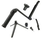 Pour xiaomi yi sony - bton de selfie monopode tanche  3 voies, pour gopro hero 9 8 7 6 5 4 session ...