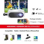 Xidu ¿ mini projecteur led, compatible full hd 1080p, 480p, natif, pour tlphone android, iphone, ipad ...