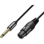 Xlr vers ts 6, 35mm 1 / 4 cble de microphone, pvc ecal unbalanced 6. 35mm mle a xlr femelle audio ...