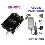Xps 24v4a - amplificateur de puissance audio tda7498e, composant bluetooth 5. 0, 2x100 w, stéréo, hifi ... Xps 24v4a - amplificateur de puissance audio tda7498e, composant bluetooth 5. 0, 2x100 w, stéréo, hifi ...