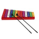 Xylophone color en aluminium bouleau 13 tons glockenspiel professionnel pour la cration de musique