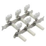 Y - 06 boutons de guitare accordeur de guitare mtal blanc bouton de guitare guitare acoustique accessoires ...