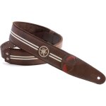 Yamaha righton! race vegana guitar strap brown sangle guitare
