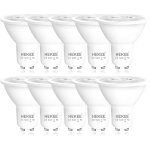 Yemaesre - ampoule spot led gu10, 7w (equivalent 60w), 2700k blanc chaud - lot de 10