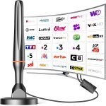 Yemaesre - antenne tv intérieure puissante tnt hd, 2025 le plus récent antenne tv intérieur avec amplificateur ... Yemaesre - antenne tv intérieure puissante tnt hd, 2025 le plus récent antenne tv intérieur avec amplificateur ...