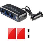 Yemaesre - chargeur voiture, 3 pr s allume cigare adaptateur, 120w 12v / 24v chargeur voiture usb c, ... Yemaesre - chargeur voiture, 3 pr s allume cigare adaptateur, 120w 12v / 24v chargeur voiture usb c, ...