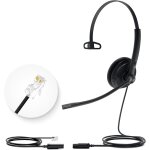 Yhs34 rj9 casque téléphonique avec microphone antibruit, filaire call center phone headset pour téléphone ... Yhs34 rj9 casque téléphonique avec microphone antibruit, filaire call center phone headset pour téléphone ...