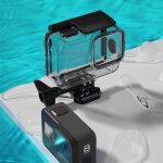 Yiwa cl� en caoutchouc souple bo�tier �tanche coque pour gopro hero 8 noir plong�e �tui de protection ...