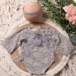 Ylsteed - barboteuse en dentelle pour nouveau - n, tenues de photographie pour bb, bande de sauna ...