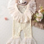 Ylsteed - combinaison en dentelle pour nouveau - né avec bande de sauna, tenues de photographie pour ... Ylsteed - combinaison en dentelle pour nouveau - né avec bande de sauna, tenues de photographie pour ...