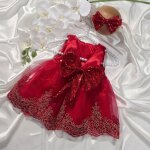 Ylsteed - robe en dentelle à gros n?ud pour bébé fille, tenues de photographie pour nouveau - né, bande ... Ylsteed - robe en dentelle à gros n?ud pour bébé fille, tenues de photographie pour nouveau - né, bande ...