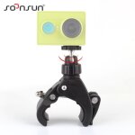Yoins� guidon pivotant � 360 degr�s en moto support � manette pour tr�pied pour gopro hero 4 3 + 3 2 ...