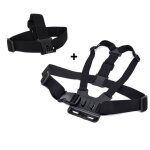 Yoins� harnais coffre �lastique r�glable ceinture gopro + bracelet sangle de t�te pour gopro h�ros 5 ...