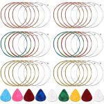 Ytseazn - lot de 6 jeux de cordes de guitare - 36 cordes avec pic de guitare - cordes de rechange en ...