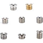 Ytseazn - lot de 8 adaptateurs de trpied a dgagement rapide pour camra et microphone 1 / 4 a 3 / 8 ...