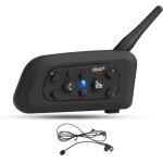 Ytseazn - v6c casque bluetooth arbitre 850 mah full duplex 1200 m interphone bluetooth sans fil avec ...
