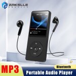 Zmkslle - lecteur de musique mp3 bluetooth, lecteur audio portable, prise en charge de la radio fm, enregistre ...