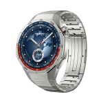 Huawei watch gt 5 pro 46mm / bo�tier en alliage de titane / bracelet en titane / gps / ecg / bluetooth ...