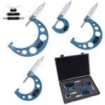 0 - 100mm / 0. 01mm micromètres extérieurs métriques outils de machiniste de précision, 4 pièces 0 - 100mm / 0. 01mm micromètres extérieurs métriques outils de machiniste de précision, 4 pièces