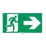 061002 etiquette signalisation rglementaire pour baes - sortie de secours porte  dte - legrand