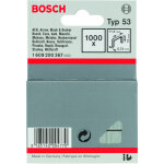 1. 000x agrafes � fil fin type 53, 11, 4 x 0, 74 x 12 mm - 1609200367 - bosch