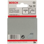 1. 000x agrafes � fil fin type 58, 13 x 0, 75 x 12 mm - 2609200237 - bosch