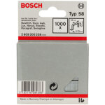1. 000x agrafes � fil fin type 58, 13 x 0, 75 x 14 mm - 2609200238 - bosch