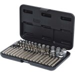 1 / 4' + 3 / 8' + 1 / 2' coffret de douilles et douilles tournevis torx, 57 pcs