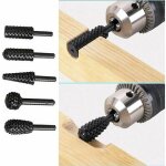 1 / 4 6mm ensemble de fraises rotatives outils �lectriques broyage de bois gravure fichier de sculpture ...