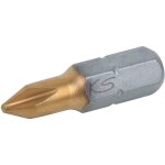 1 / 4' embouts de vissage phillips tin, 25mm, ph1, pack de 5