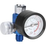 1 / 4  regulateur de pression d'air, regulateur de pression d'air pour pistolet de pulverisation, pistolet ...