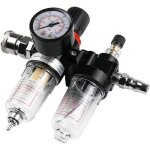 1 / 4' rgulateur de pression filtre d'air sparateur d'eau de huile d'humidit filtre compresseur lubrificate ...