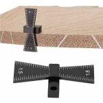 1:5 :8 gabarit gueue d'aronde en alliage d'aluminium jauge de marteau  gueue d'aronde guide de marquage ...