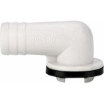 1 connecteur de tuyau de vidange pour climatiseur, angle droit, 19 mm, raccord abs r�sistant � la corrosion, ...