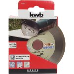 Kwb - 1 disque diamante' aggressor - flex white - line 125x22mm pour meuleuse ide'al pour les carreaux ... Kwb - 1 disque diamante' aggressor - flex white - line 125x22mm pour meuleuse ide'al pour les carreaux ...