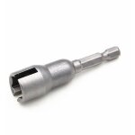 1 douille de tournevis �lectrique � tige hexagonale en acier au chrome - vanadium de 65 mm (1 / 4 ) avec ...