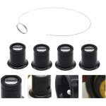 1 ensemble de masque pour les yeux, loupe, monocle de bijoutier, verres  boire, restaurateur de bijoux, ...